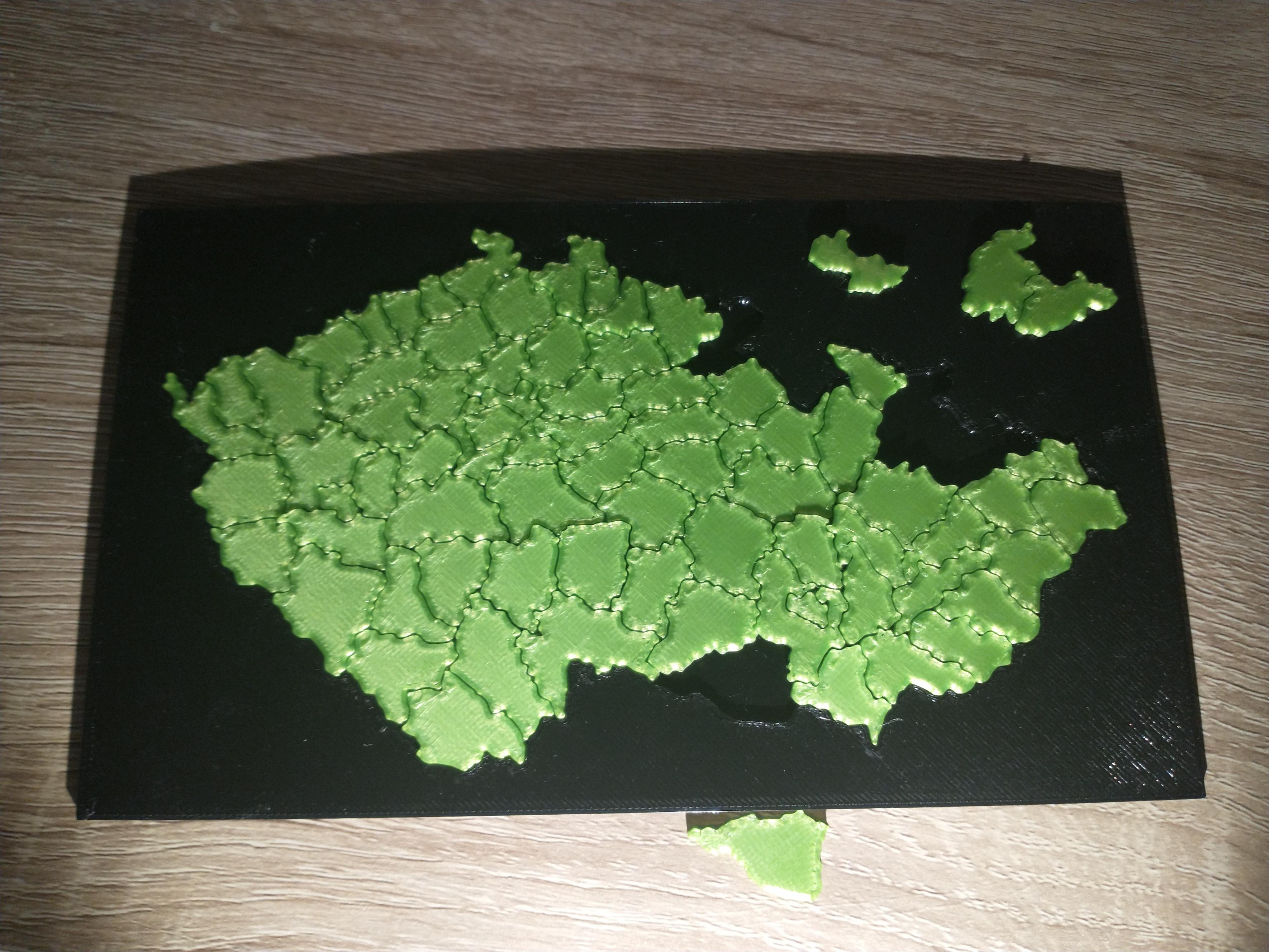 Puzzle Czech Republic (Puzzle Česká republika)