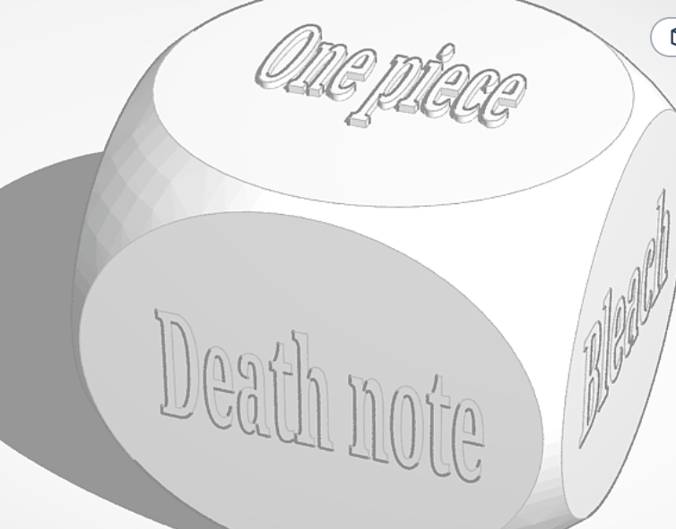 Anime Dice