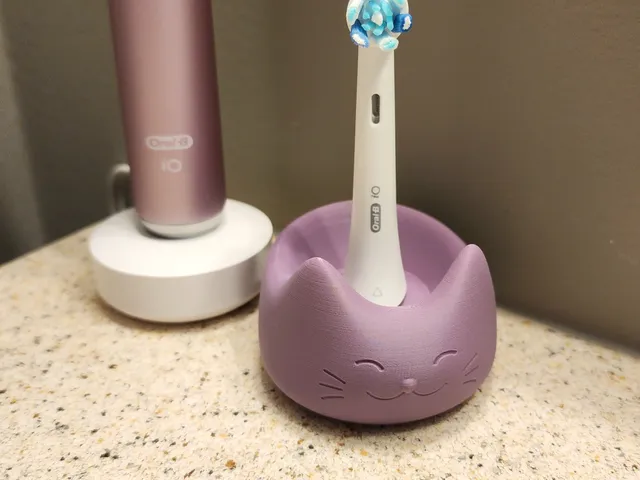 Oral-B Toothbrush Cat Holder