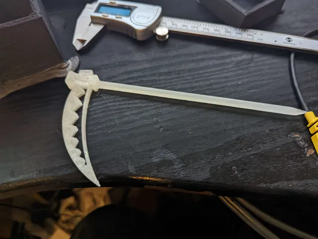 minimalist soul eater hair pin