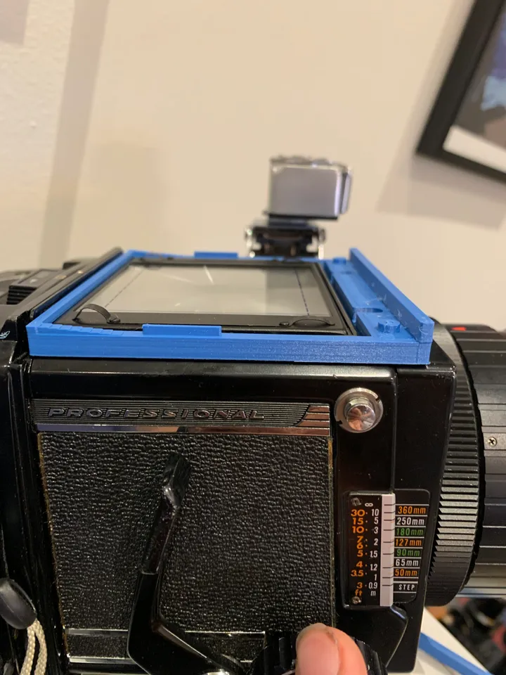 Mamiya RB67 Waist Level Finder Hood and Lid by Kieran Devlin