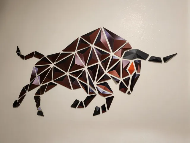 Geometric Bull - wall design
