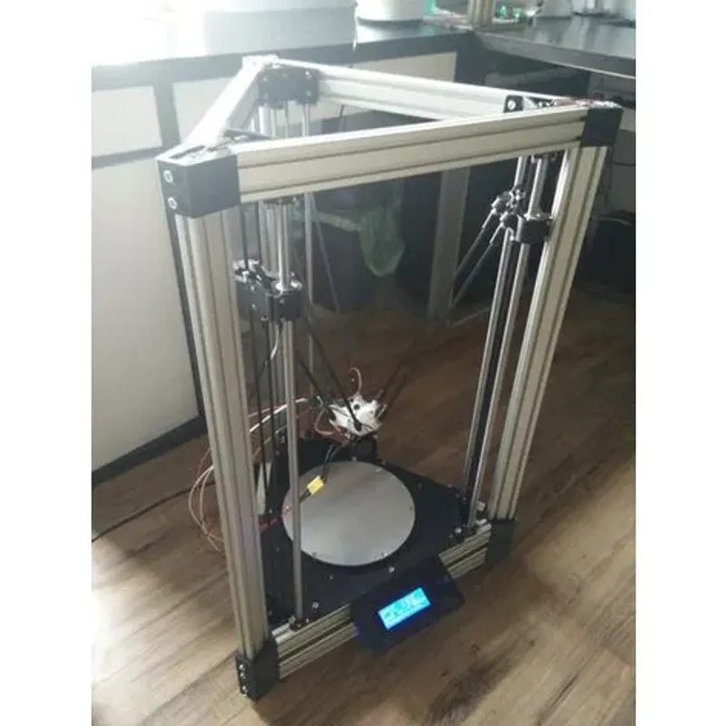 Pentachoron V1.0 - Delta 3D printer by MacNite, Download free STL model