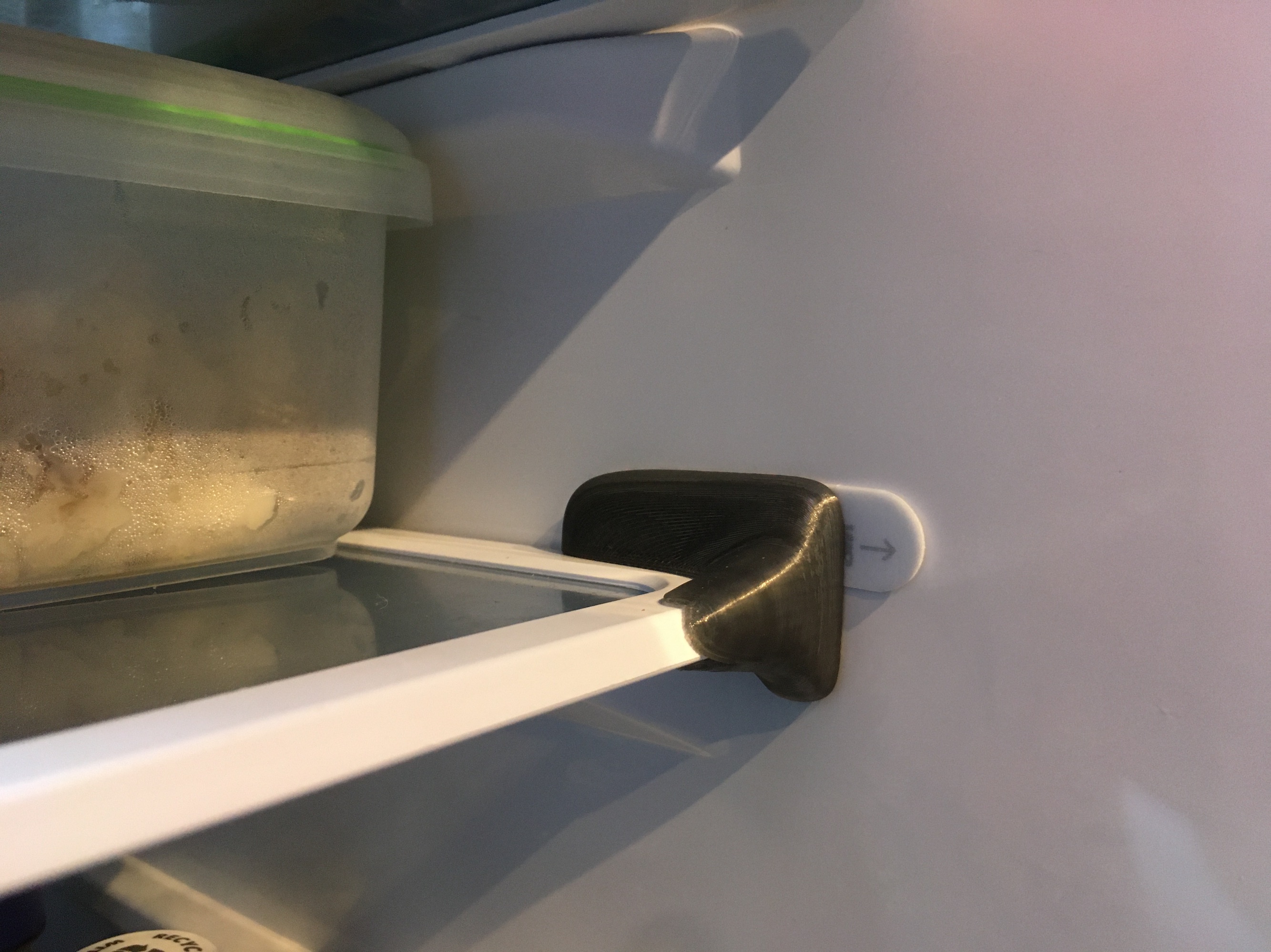 Refrigerator shelf bracket by RyanR Download free STL model