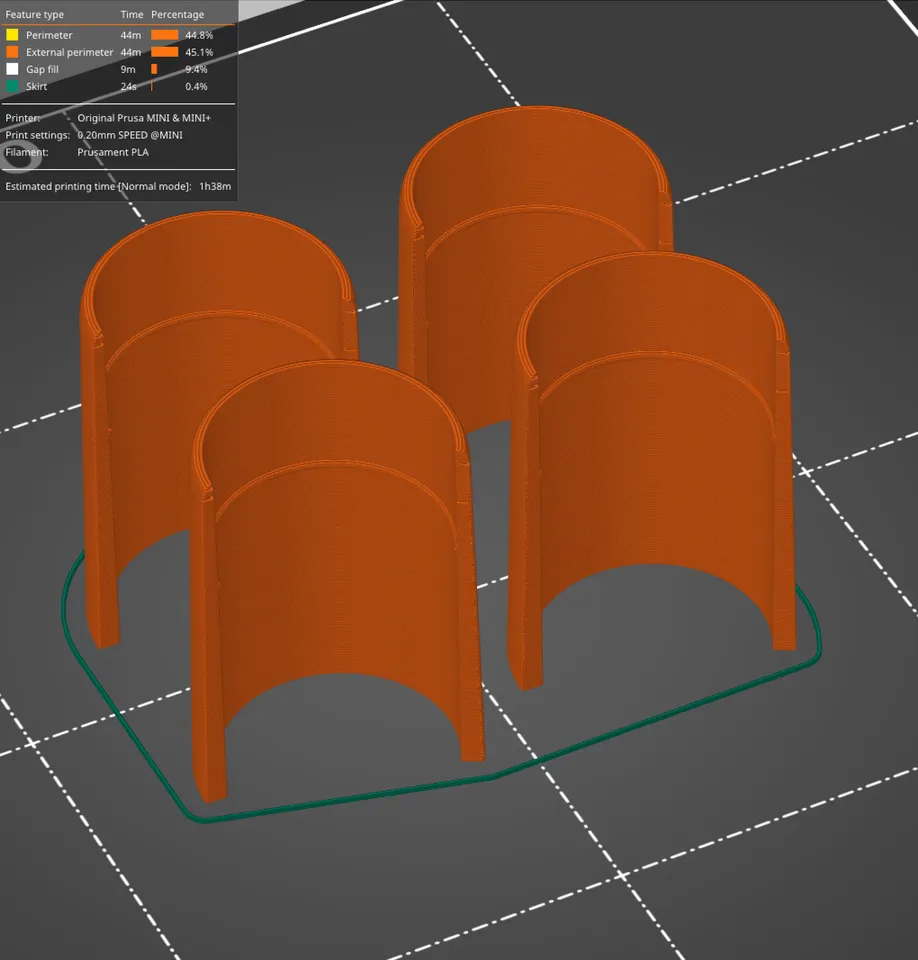 Replacement 1 inch wire shelf clips by RyanR | Download free STL model ...