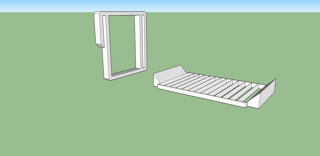 Reef Aquarium Sump Baffle clip