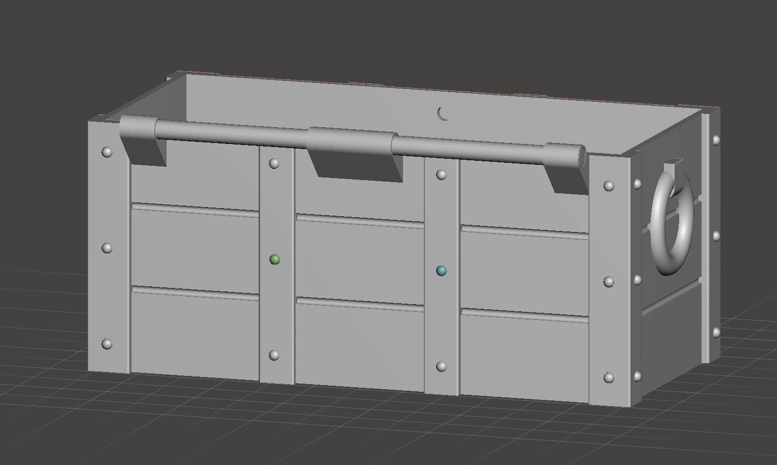 Fixed Treasure Chest base - Added Missing Accent Button on Back