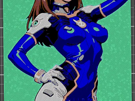 Galaxy Girl - Hueforge