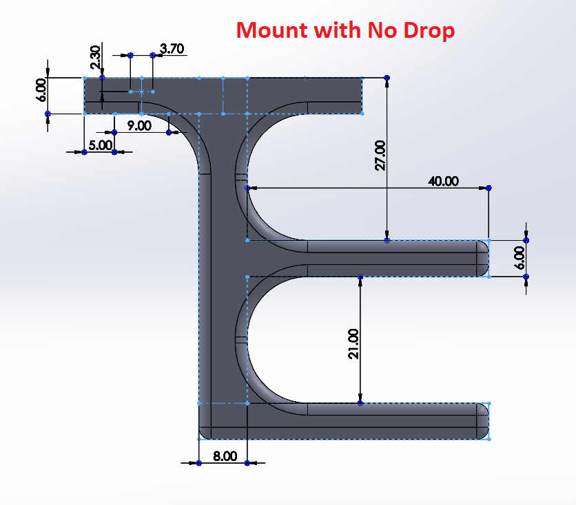 3Piece Under Desk Dual Laptop Mount by RD Print Lab Download free