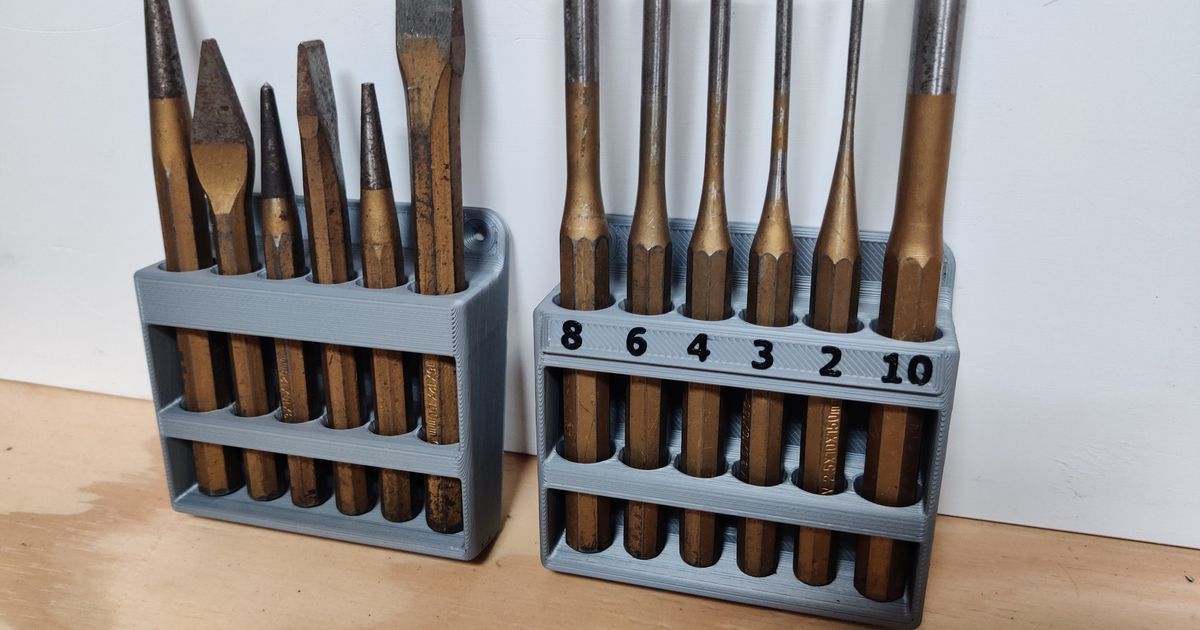 Chisel and punch holder by Gieljan Download free STL model