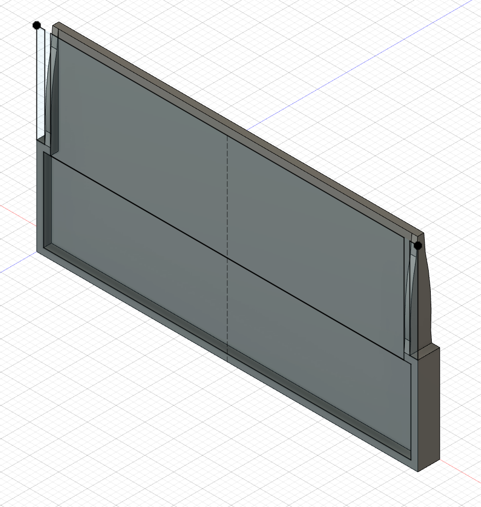 Kleinteilemagazin Separator / Trenner 1-fach (Sortimentskasten von Parkside, Workzone)