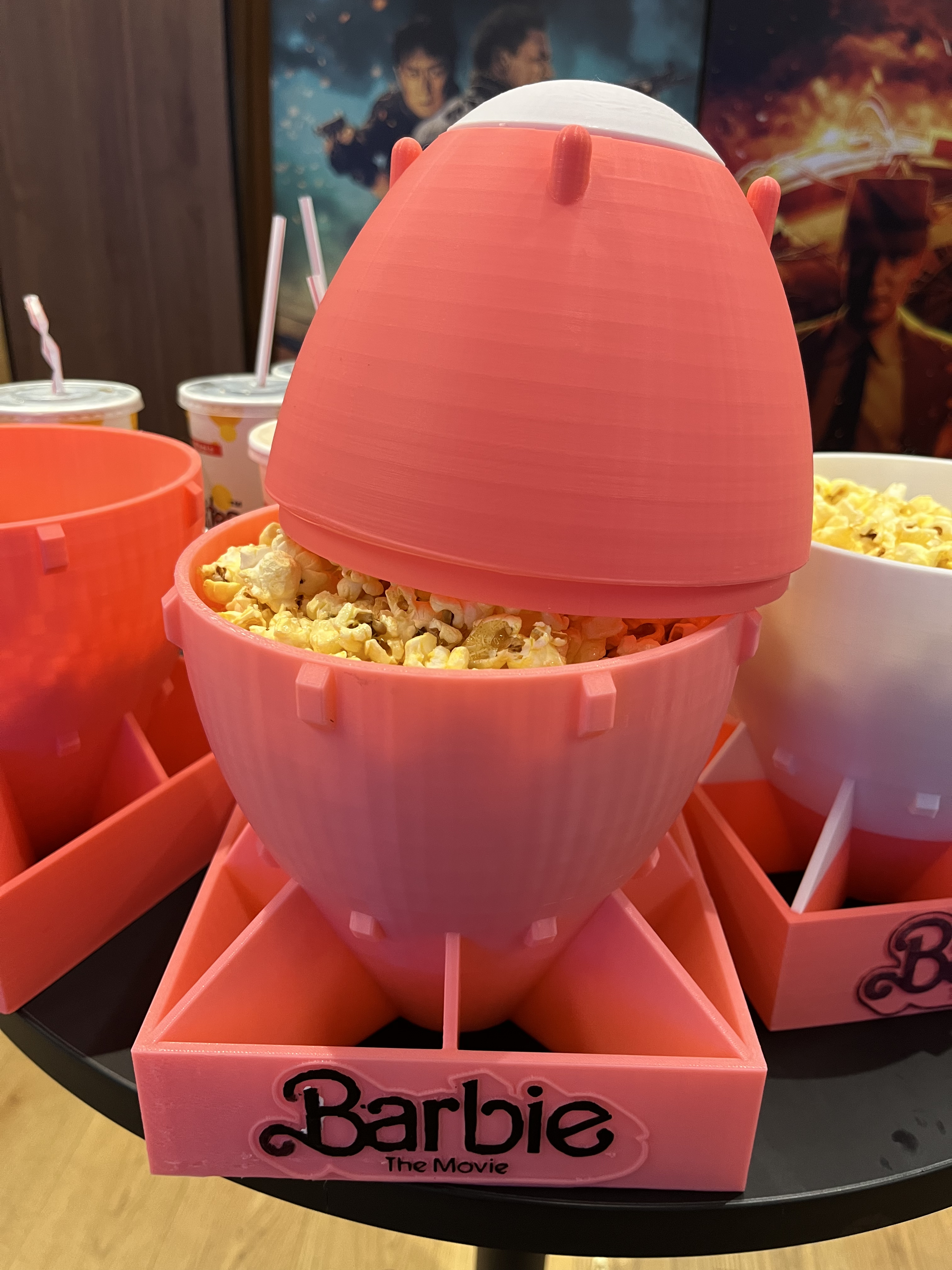 Barbenheimer Popcorn Bucket Lid
