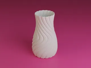 Hi-Poly Sinewave Vase by melkon09 | Download free STL model ...
