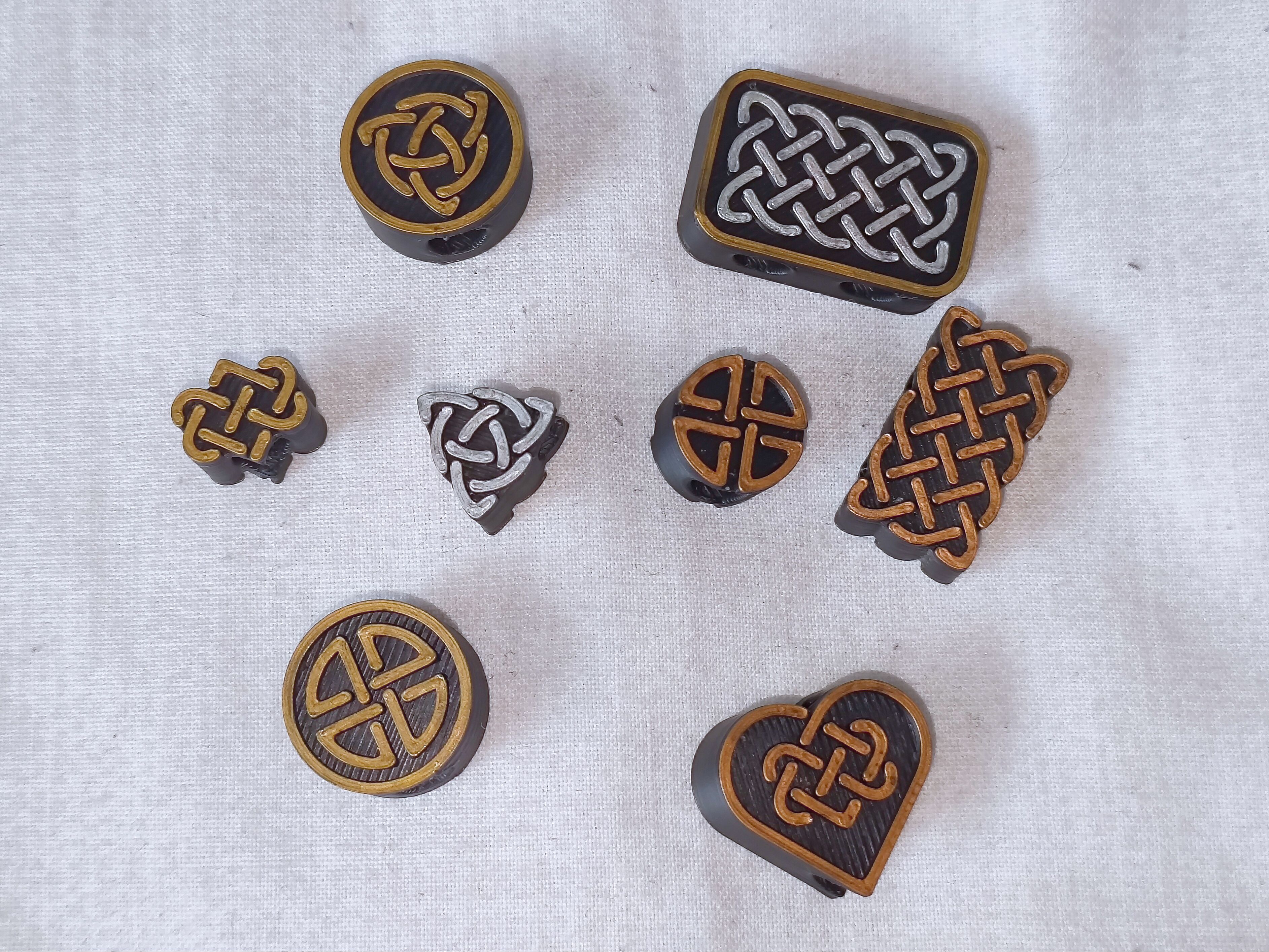 Celtic beads for hoodie strings