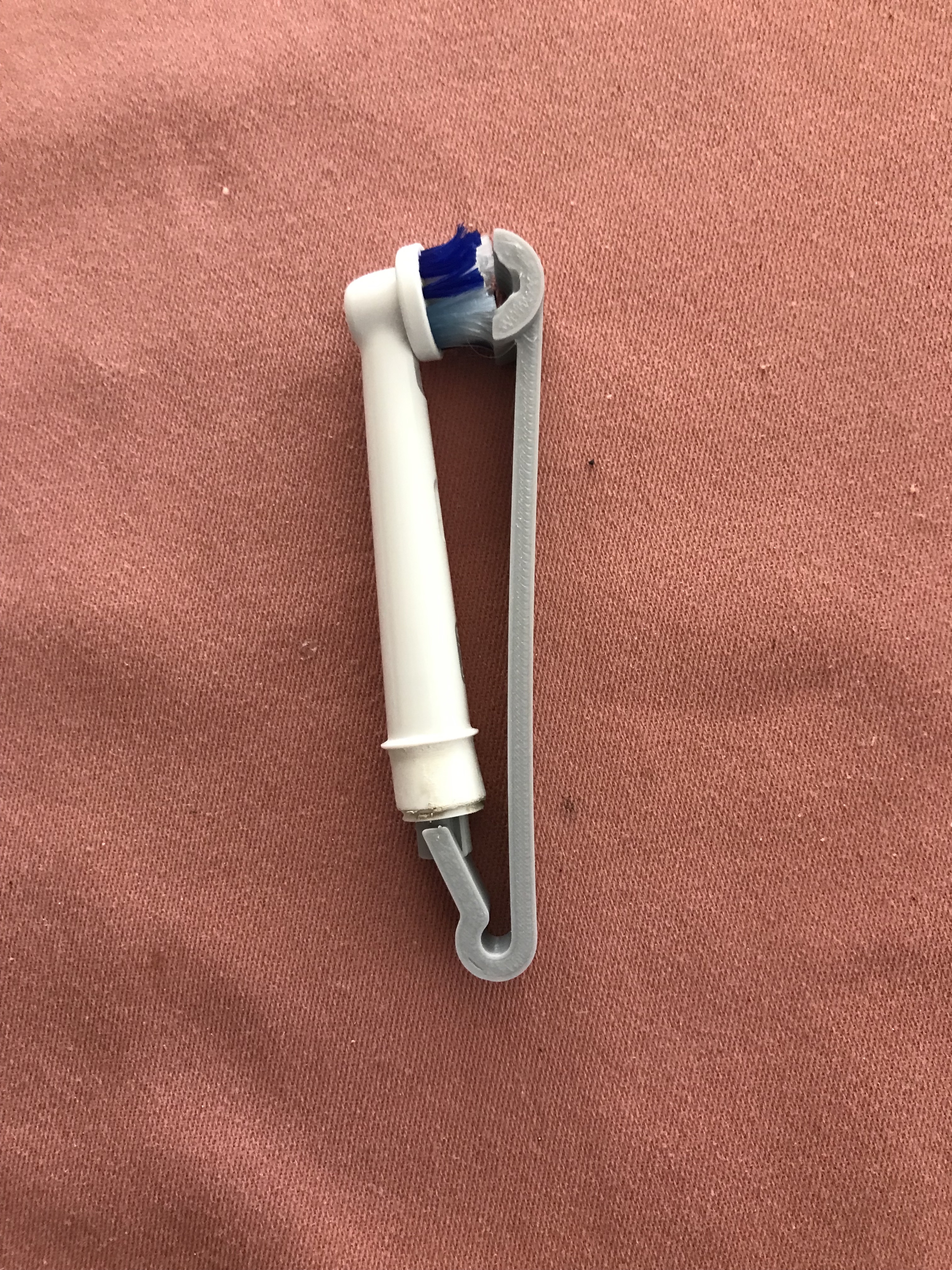 Screw Scrubber with Braun toothbrushes 3D model thumbnail