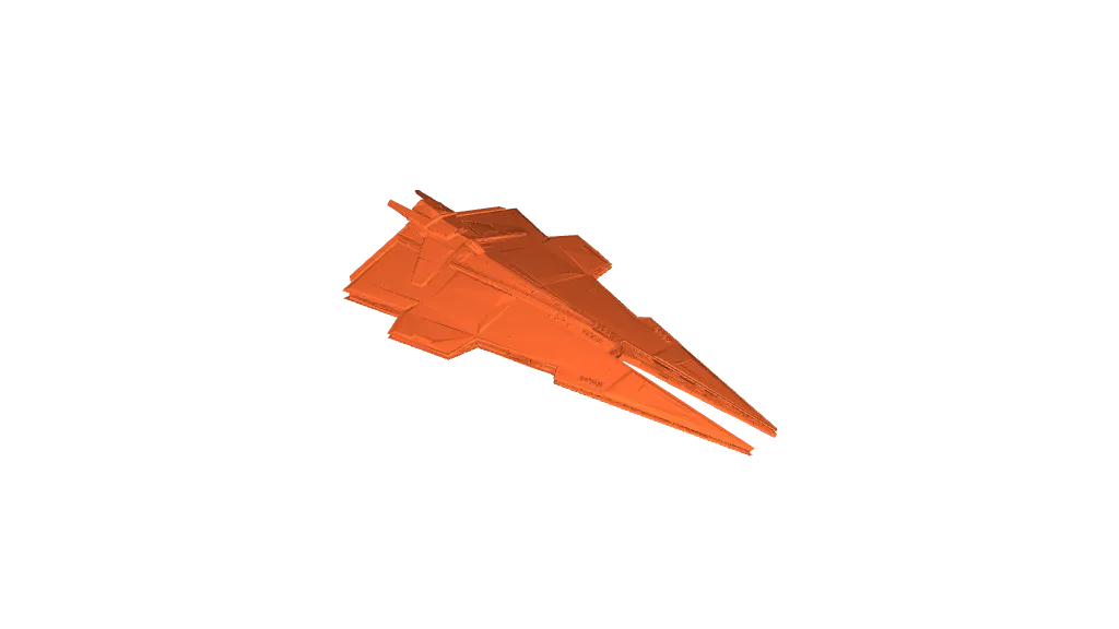 Star Wars The Old Republic Imperial Destroyer ship by Chris