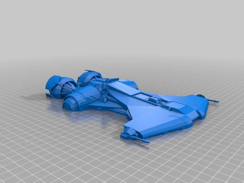 3D Print of Old Republic Starfighter by TonedawgPaints