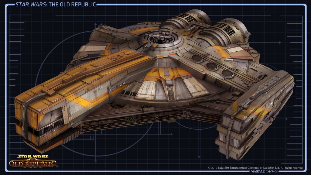 Star Wars The Old Republic Smuggler ship
