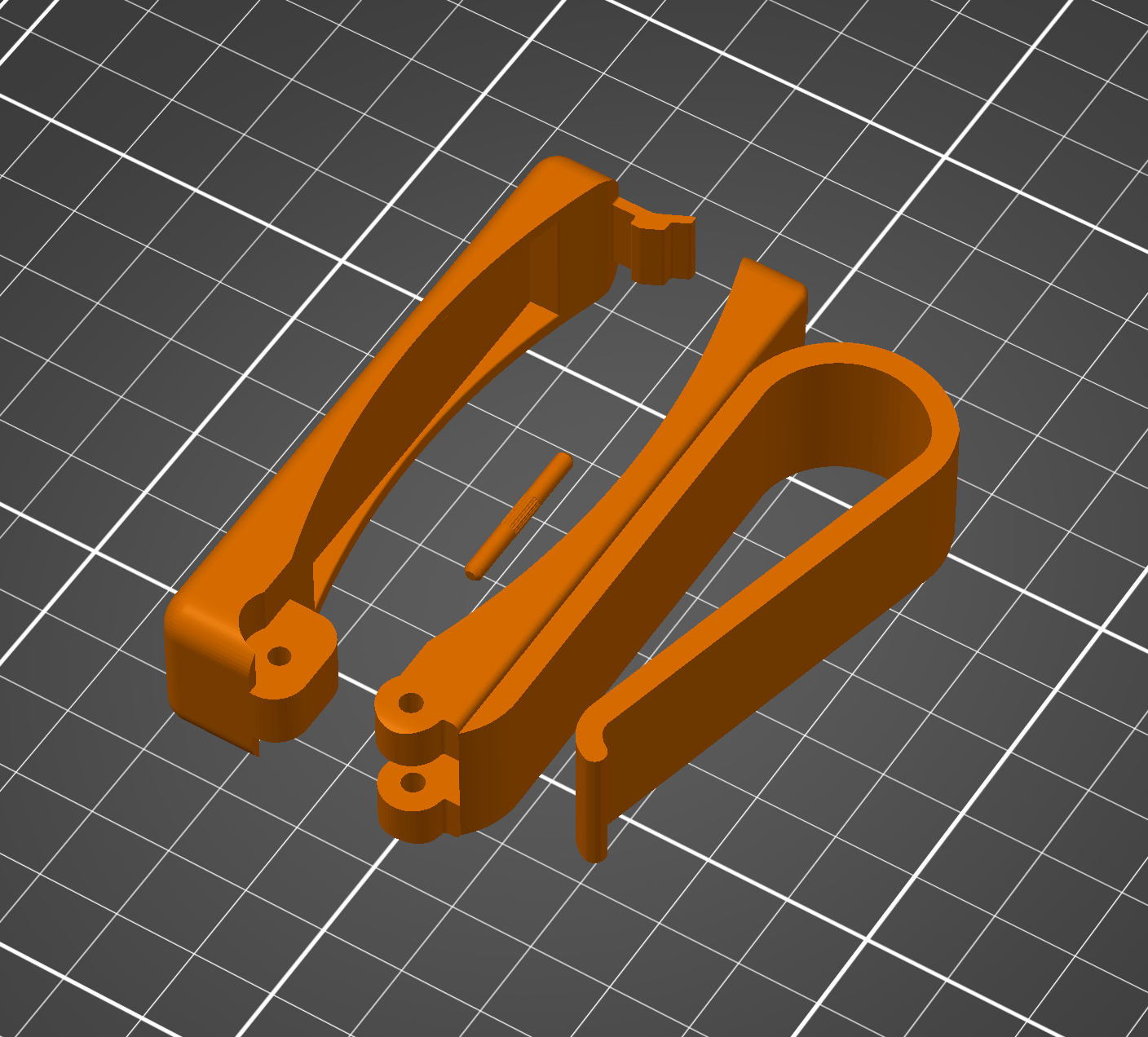 Car Sunglasses Holder V2 by Krokogator Download free STL model