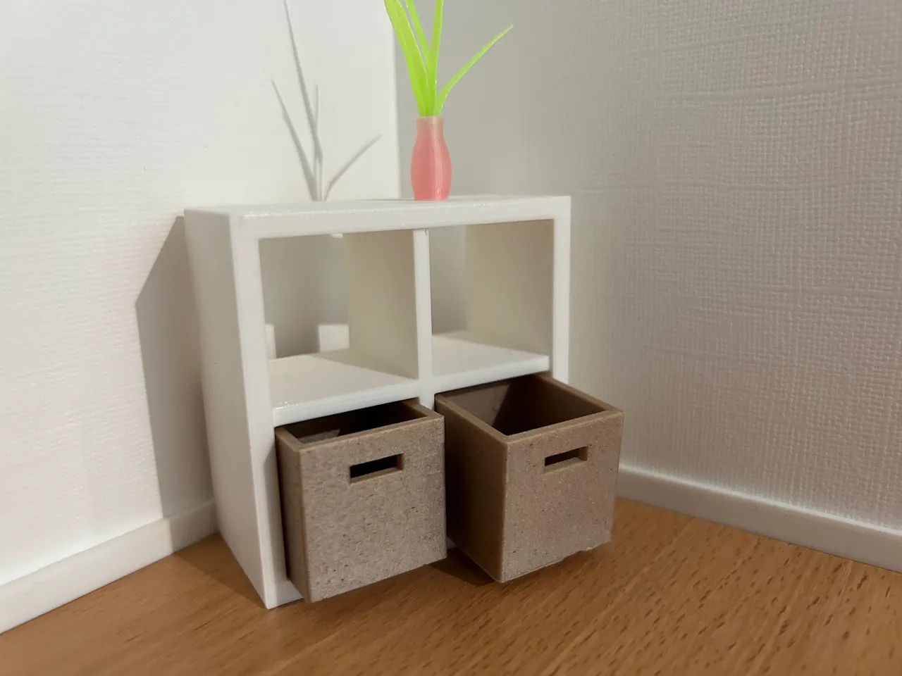 STL file Miniature IKEA-INSPIRED TROFAST Storage Box for 1:12