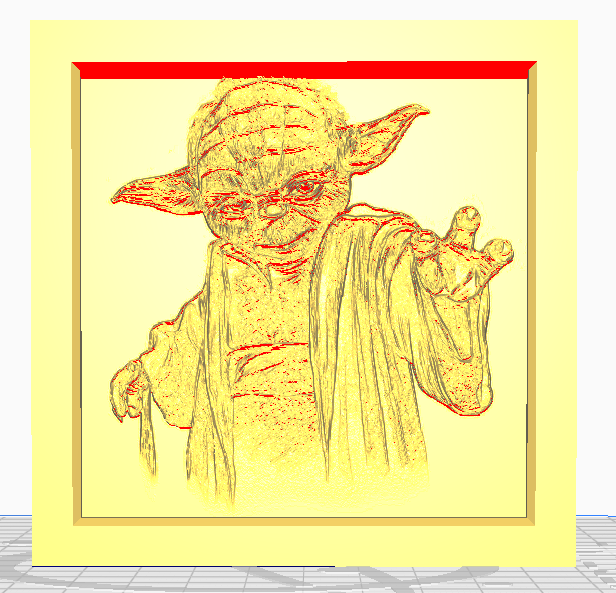 Yoda 3D Lithophane – Star Wars Relief | Lithophane für LED-Beleuchtung | STL Download