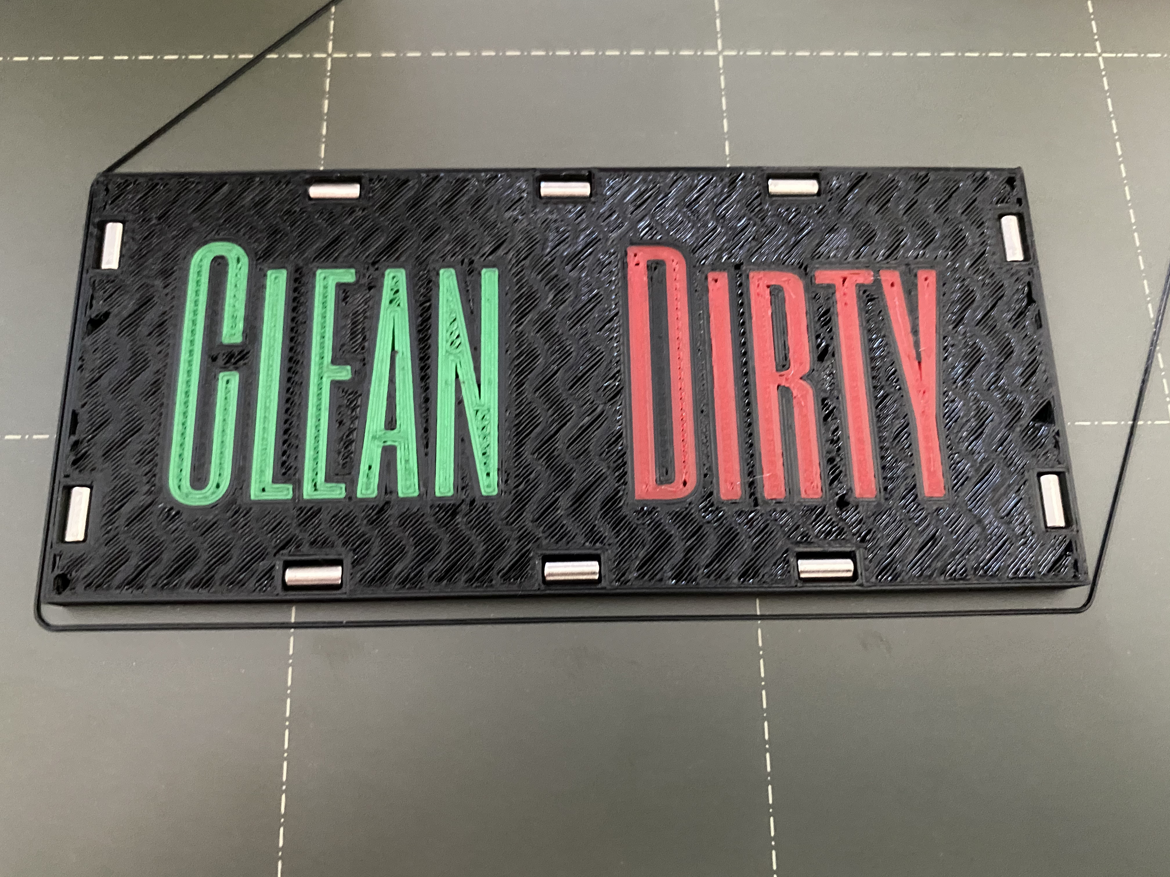 Clean / Dirty sign (Dishwasher, Washer, ...)