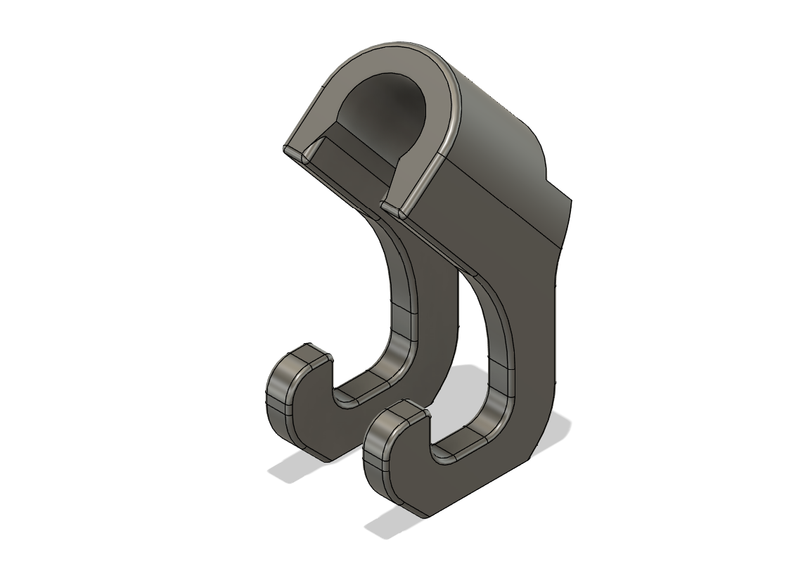 Miniatura 4 do modelo 3D Nano Duo Stroller Hook