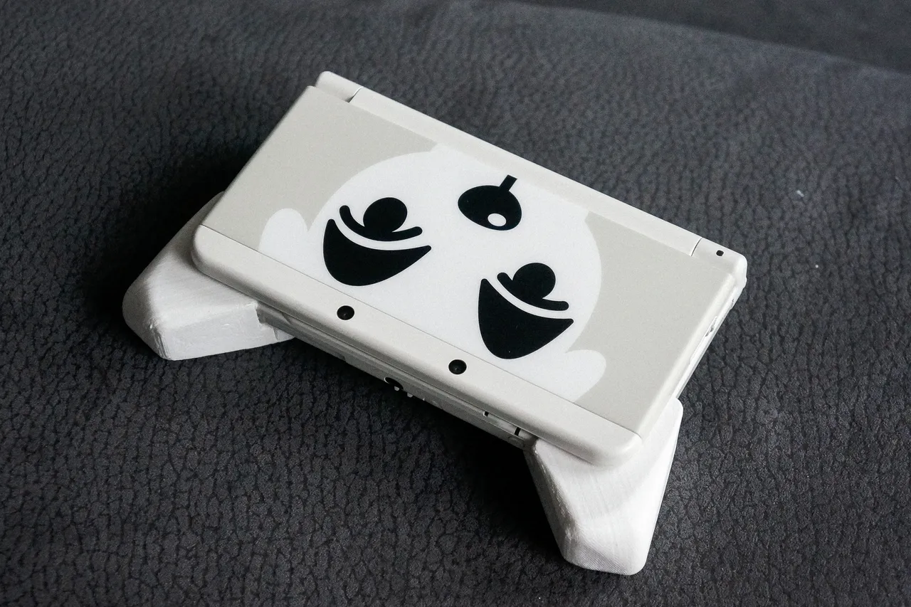 Grip Ergonomique Pour NEW 3DS XL – Confortable, Imprimé En 3D, Couleur Blanc