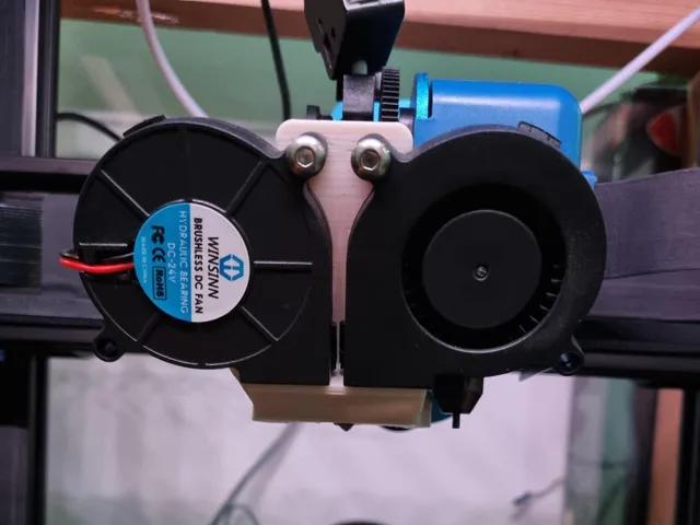 Artillery Genius/Sidewinder fan duct 2x5015