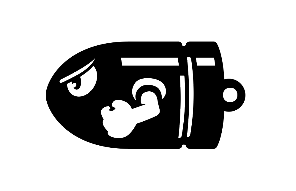 Bullet Bill Keychain