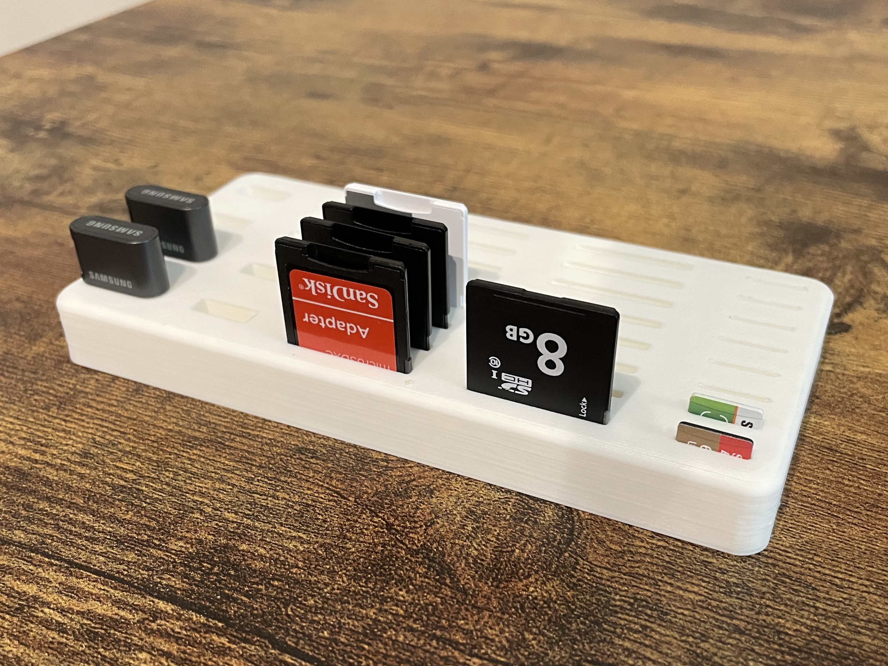 SD Card, Micro SD Card, and USB Flash Drive Storage by sslees