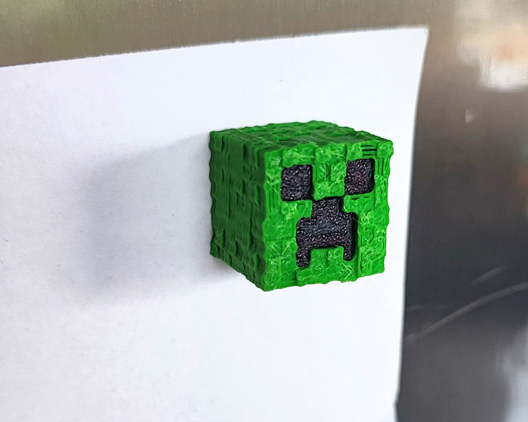 Minecraft Creeper Head Textured Magnet By Erik004 Download Free Stl