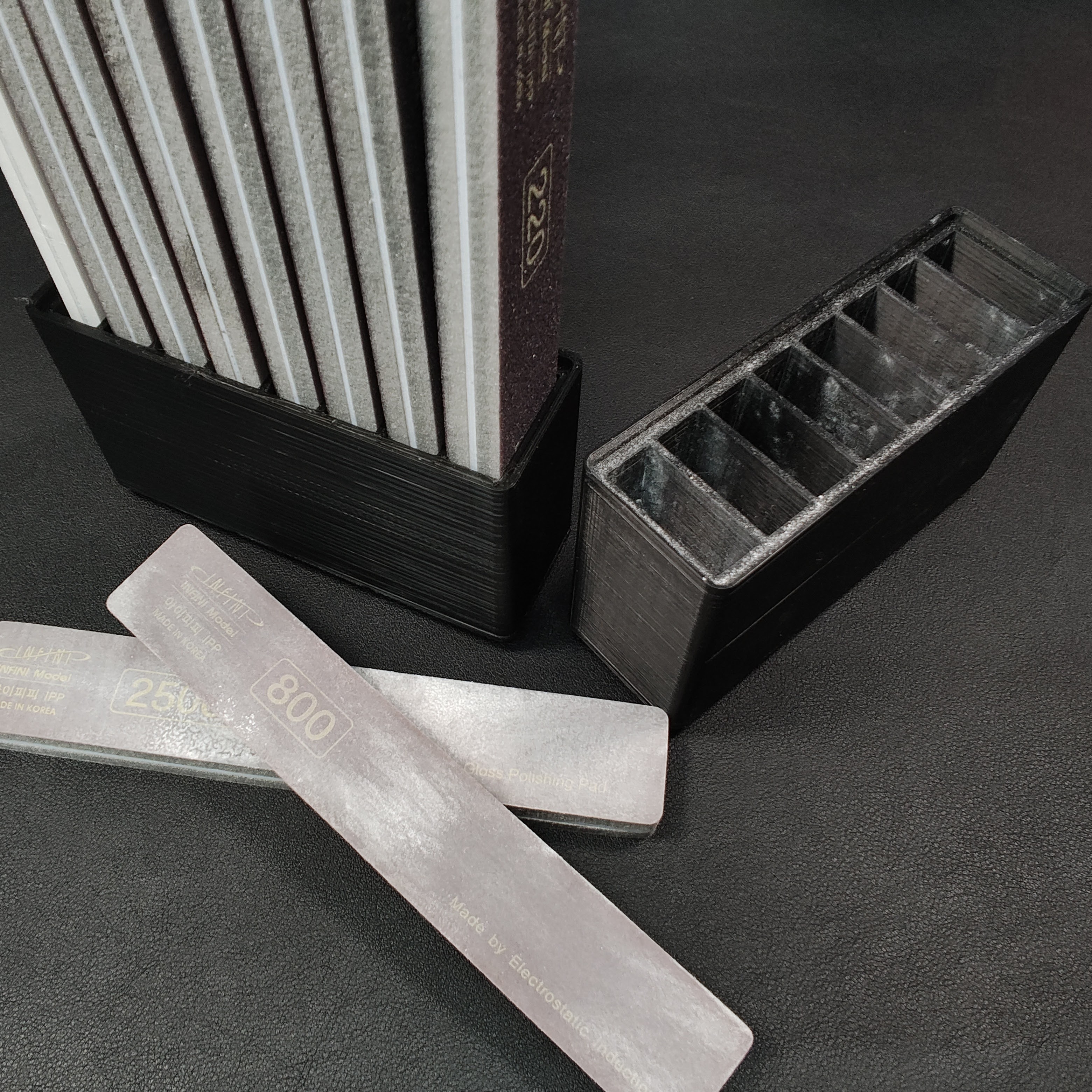 Gridfinity Holder for Infini Sanding Sponges