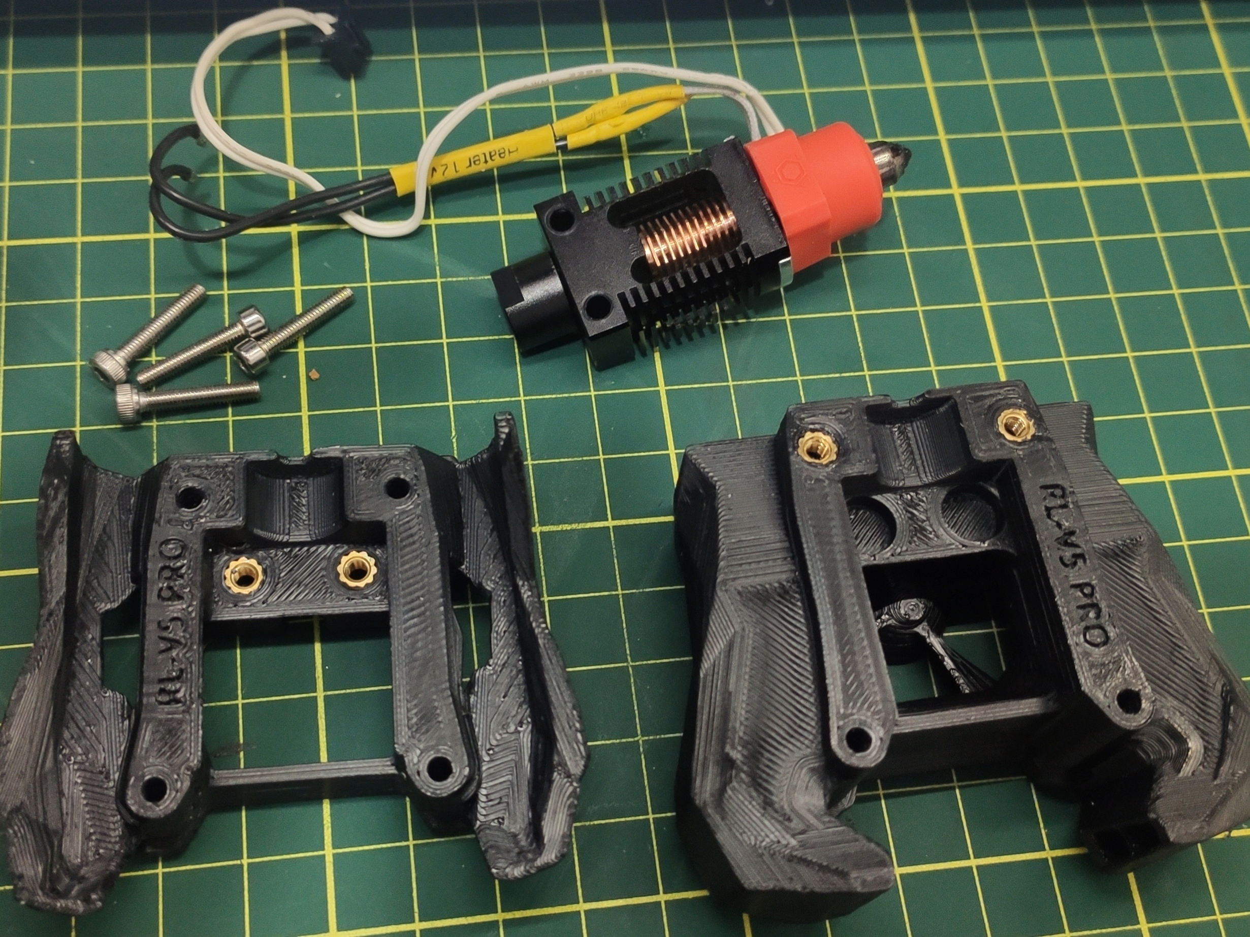 Stealthburner toolhead Haldis Red Lizard V5 PRO