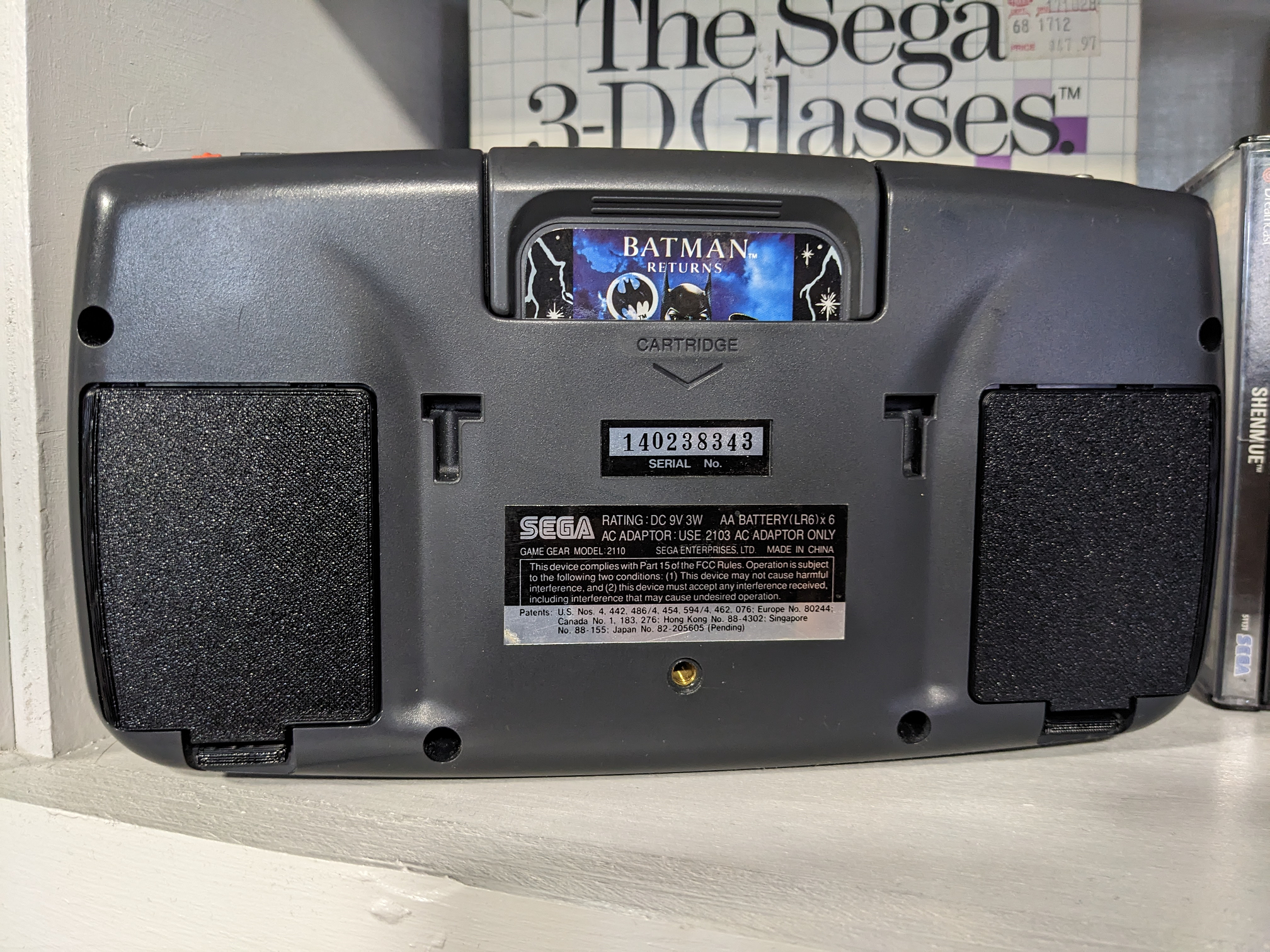 Sega Game Gear Battery Covers