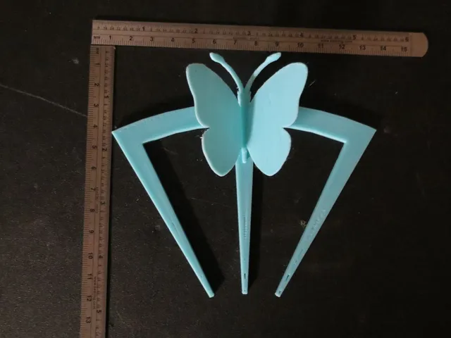 3D BUTTERFLY BUN COMB