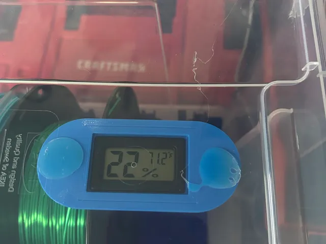 Hot-Glued Hygrometer Mount