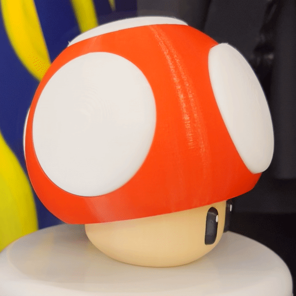 Mushroom Power Up - Super Mario Bros. by rico3Dmaker, Download free STL  model