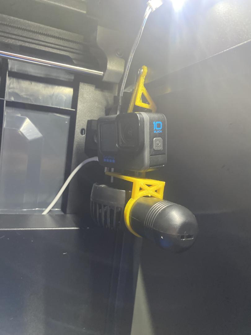 Gopro mount for a flashforge guider 2s by lance handkammer download