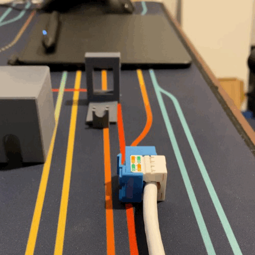 Cat 6 keystone box