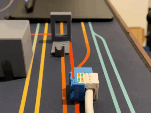 Cat 6 keystone box