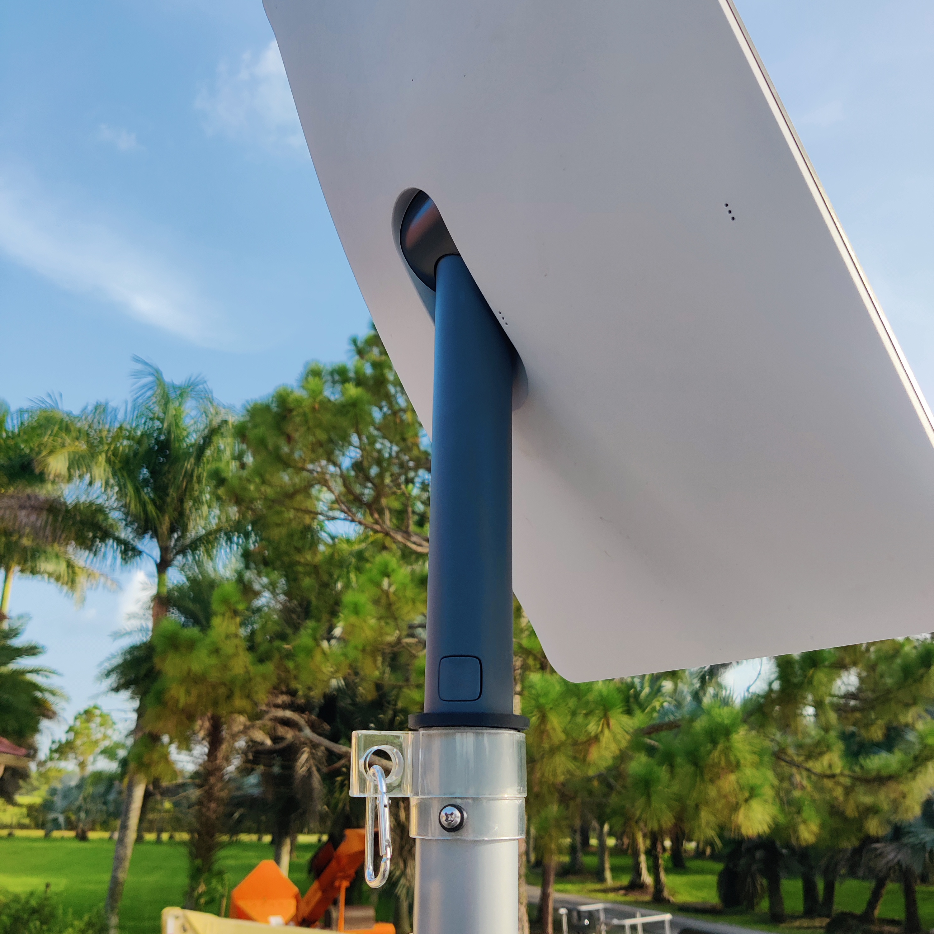 Harbor Freight 20ft Flag Pole Starlink Dishy Mount
