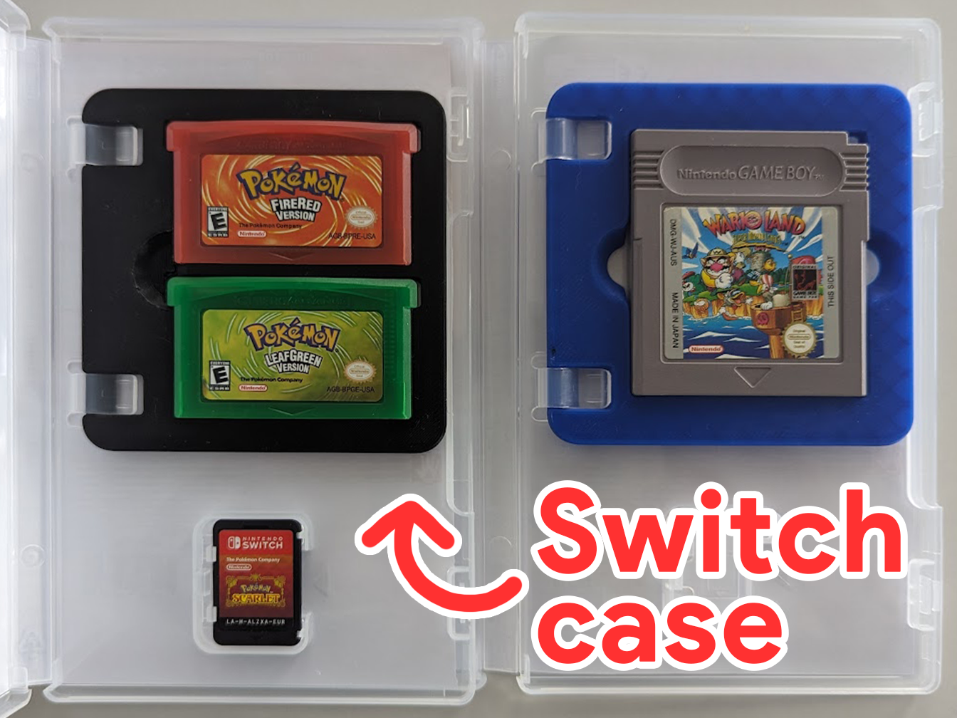 Game Boy Inserts for Switch Cases by Bryce | Download free STL model |  Printables.com