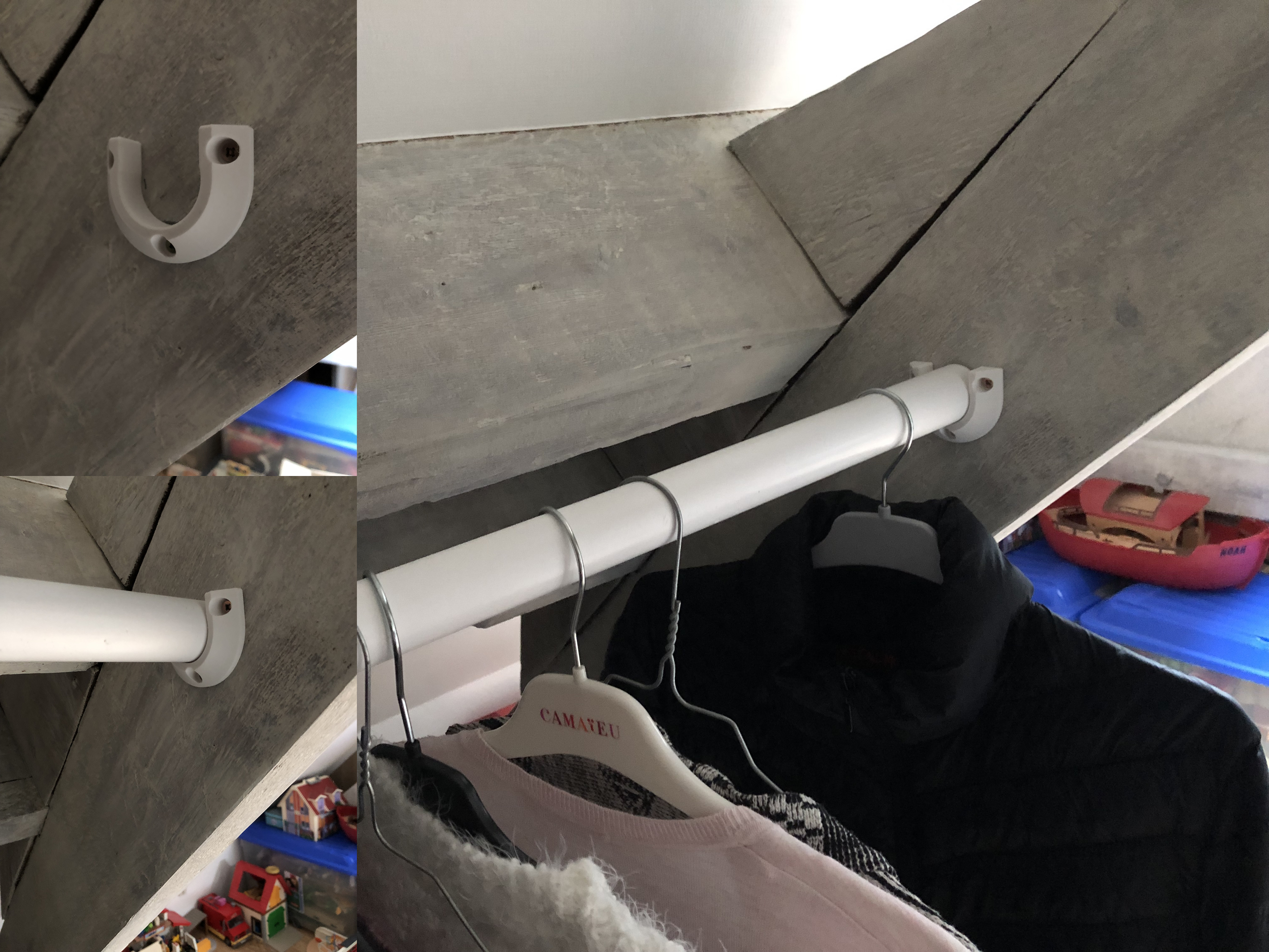 Clothes Rod Holder "Ø35"