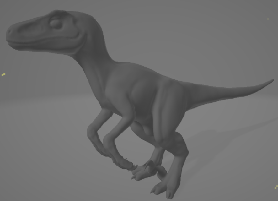 Jurassic Park Velociraptor By Austin Carcharia Paleoart Download Free Stl Model 