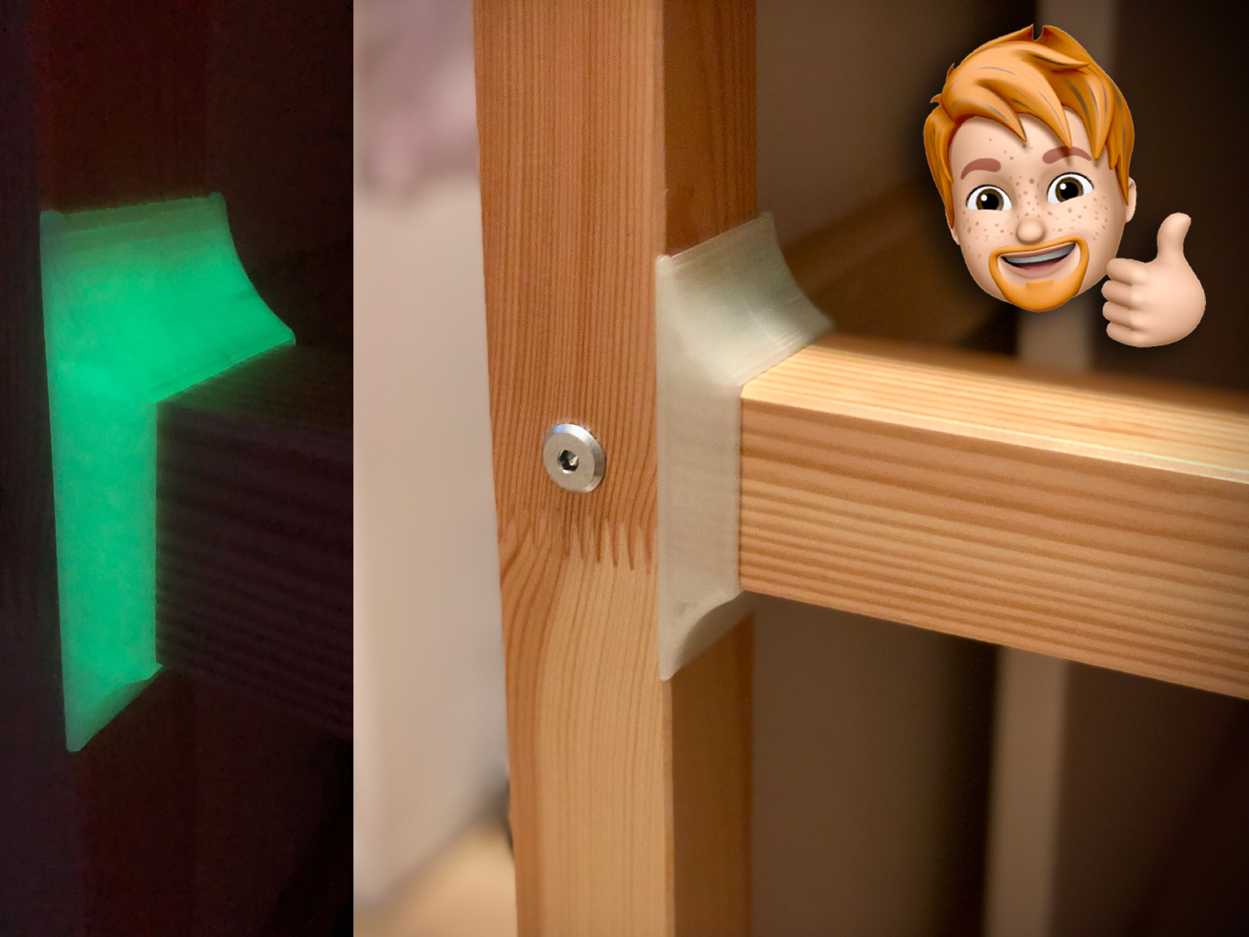 IKEA Kura ladder passive light brackets by scubamxx Download free