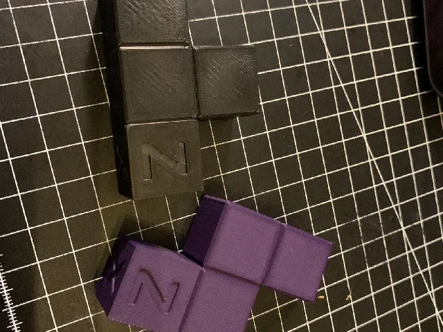 Tetris calibration shapes