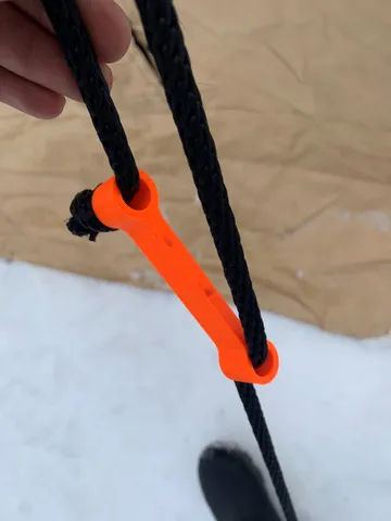 Wind Line dog bone tensioner for tents