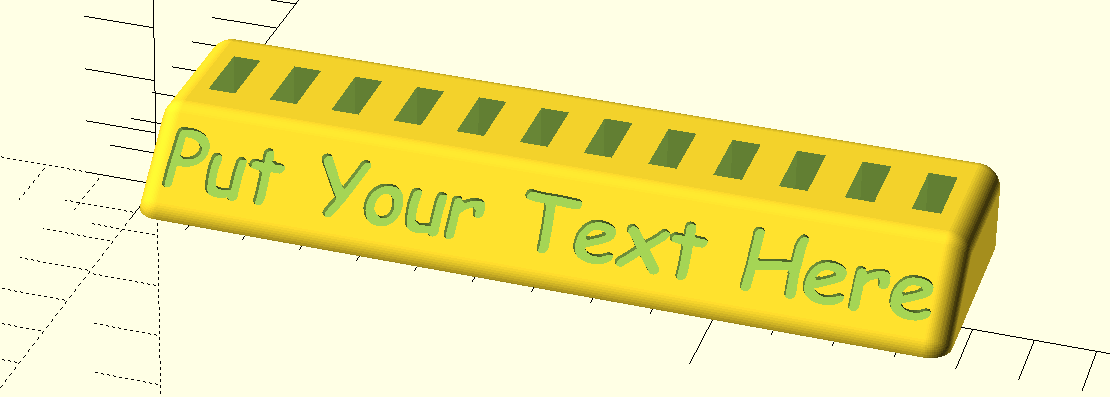 Miniatura 5 do modelo 3D USB Memory Stick Holder with Customizable Text