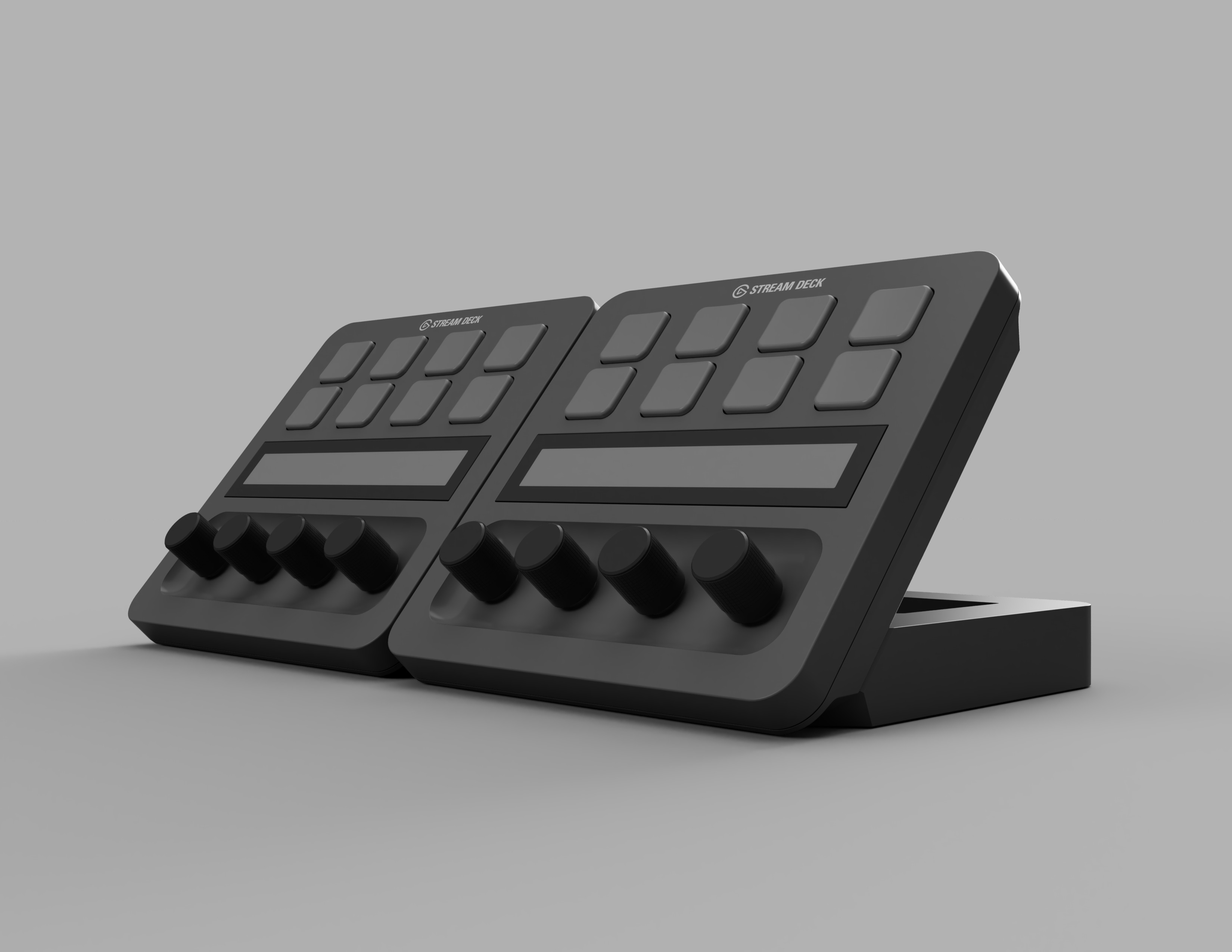 Dual Stream Deck+ Stand — STL Grátis | 3DFinder
